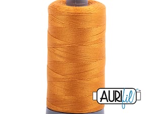 28wt Cotton Thread in 2140 Orange Mustard by Aurifil