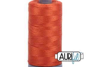 28wt Cotton Thread in 2240 Rusty Orange by Aurifil