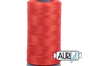 28wt Cotton Thread in 2245 Red Orange by Aurifil