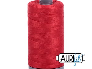 28wt Cotton Thread in 2265 Lobster Red by Aurifil