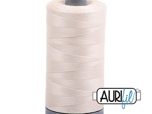 28wt Cotton Thread in 2310 Light Beige by Aurifil