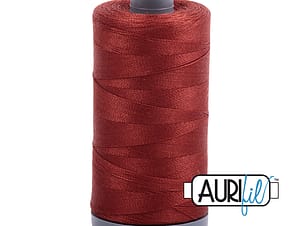 28wt Cotton Thread in 2355 Rusty Orange by Aurifil