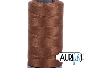 28wt Cotton Thread in 2372 Dark Antique Gold by Aurifil