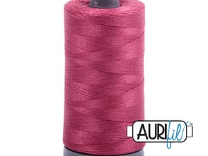 28wt Cotton Thread in 2455 Medium Carmine Red by Aurifil