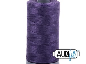 28wt Cotton Thread in 2581 Dark Dusty Grape by Aurifil