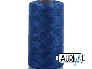 28wt Cotton Thread in 2780 Dark Delft Blue by Aurifil