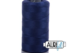 28wt Cotton Thread in 2784 Dark navy by Aurifil