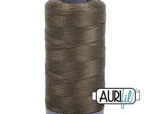28wt Cotton Thread in 2905 Army Green by Aurifil