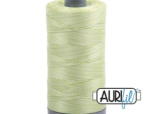 28wt Cotton Thread in 3320 Light Spring Green by Aurifil