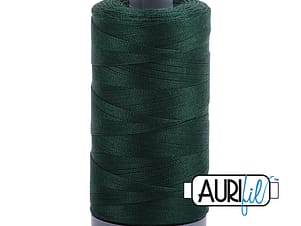 28wt Cotton Thread in 4026 Forest Green by Aurifil
