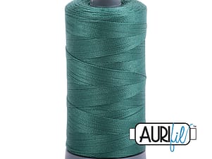 28wt Cotton Thread in 4129 Turf Green by Aurifil