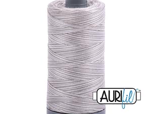 28wt Cotton Thread in 4670 Silver Fox by Aurifil