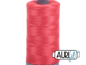 28wt Cotton Thread in 5002 Medium Red by Aurifil