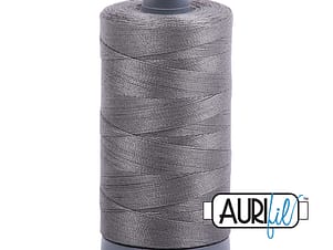 28wt Cotton Thread in 5004 Grey Smoke by Aurifil