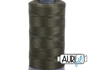 28wt Cotton Thread in 5012 Dark Green by Aurifil