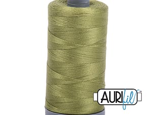 28wt Cotton Thread in 5016 Olive Green by Aurifil