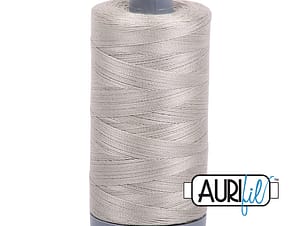 28wt Cotton Thread in 5021 Light Grey by Aurifil