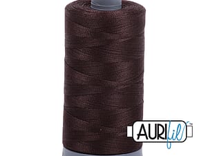28wt Cotton Thread in 5024 Dark Brown by Aurifil