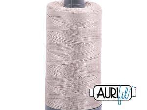 28wt Cotton Thread in 6711 Pewter by Aurifil