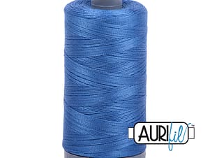 28wt Cotton Thread in 6738 Peacock Blue by Aurifil