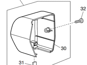 Face Plate for Elnita EM16 Sewing Machines
