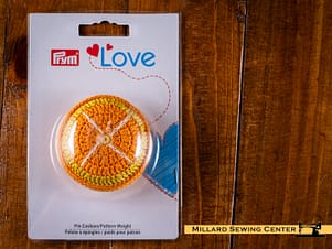 Pin Cushion & Pattern Weight, Orange by Prym Love