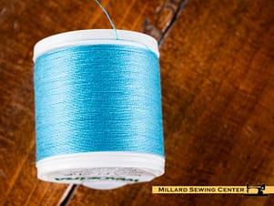 Aerofil 40wt Polyester Thread in 9892 Bright Turquoise by Madeira