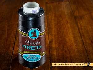 Maxi Lock Stretch Thread 2000yd in Black