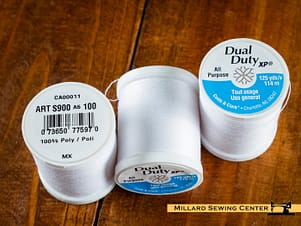 Dual Duty XP 125yds in White by Coats & Clark