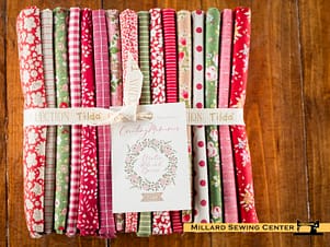 Cotton Fabric, Fat Quarter Bundle, Winter by Tilda