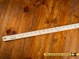 Yardstick, Wooden with Metal Ends by Dritz