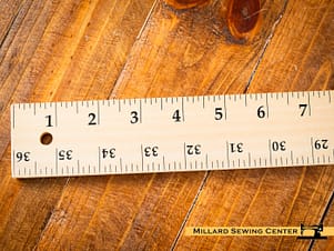 Yardstick, Wooden (Inch, Centimeter, or Yardage) by Dritz
