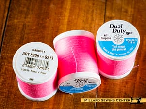 Dual Duty XP 125yds in Neon Pink by Coats & Clark