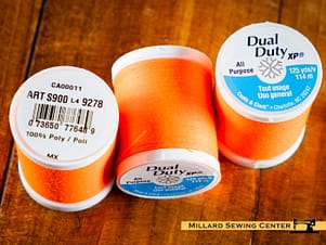 Dual Duty XP 125yds in Neon Orange by Coats & Clark