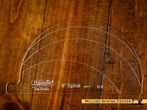 Quilting Template, Spiral Template 6" By Westalee Design