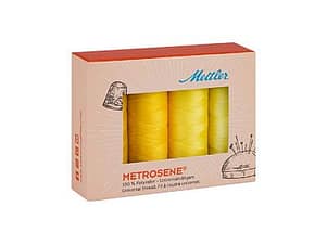 Metrosene 4 Spool Polyester Thread Kit in Sun by Mettler