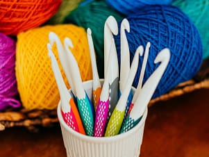 Crochet Hook, Ergonomic in Sizes 3mm-16mm by Prym