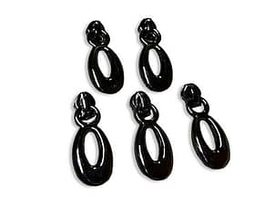 Zipper Pulls, Teardrop No. 3 in Gunmetal by Simply Classic