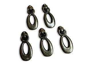 Zipper Pulls, Teardrop No. 3 in Bronze by Simply Classic