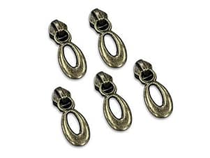 Zipper Pulls, Teardrop No. 5 in Bronze by Simply Classic
