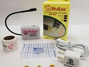 3-in-1 Rechargeable RED Laser System by ViviLux