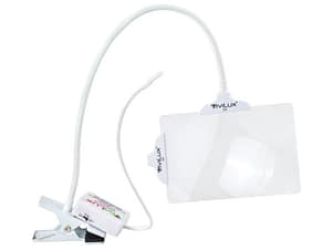 Large Magnifier with Clip and Craft Light by ViviLux