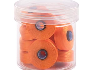 Pre-Wound Bobbins, M Class, Magna-Glide Delights 40wt Trilobal Polyester Thread in 91505 Blaze by FilTec (10 Pack)