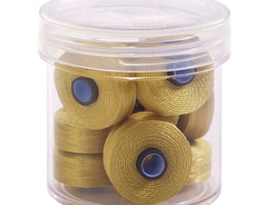 Pre-Wound Bobbins, M Class, Magna-Glide Delights 40wt Trilobal Polyester Thread in 24515 Cleopatra by FilTec (10 Pack)