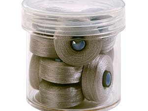 Pre-Wound Bobbins, M Class, Magna-Glide Delights 40wt Trilobal Polyester Thread in 10CG3 Cool Grey3 by FilTec (10 Pack)