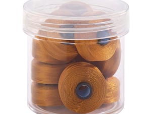 Pre-Wound Bobbins, M Class, Magna-Glide Delights 40wt Trilobal Polyester Thread in 80131 Desert Sunset by FilTec (10 Pack)