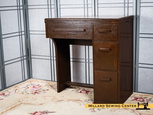 Sewing Machine Cabinet for Flat Bed Machines, Model 65 By Singer