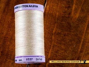 Silk Finish 50wt Mercerized Cotton Sewing Thread in 0537 Oat Flakes by Mettler