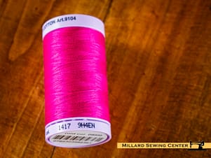 Silk Finish 50wt Mercerized Cotton Sewing Thread in 1417 Peony by Mettler