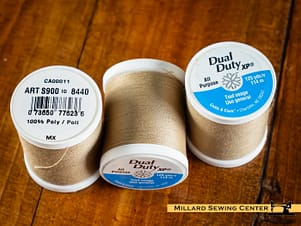 Dual Duty XP 125yds in Khaki by Coats & Clark